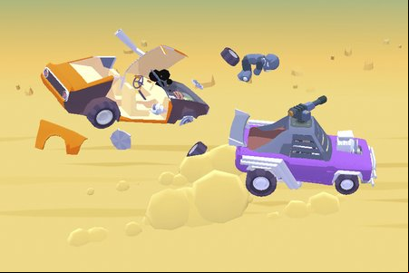 Desert Riders: Car Battle Game
