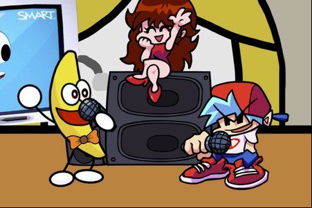 FNF VS Dancing Banana: Shovelware's Brain Game
