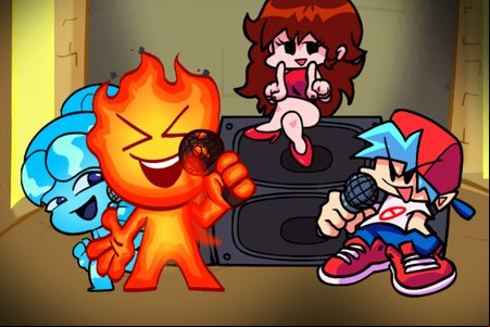 FNF VS Fireboy & Watergirl w/ WEEK 2 (Friday Night Funkin')