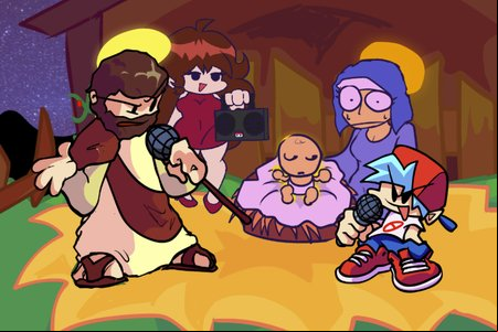 FNF VS Jesus Christ: Funked Birth