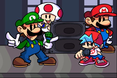 FNF VS Mario Rebooted v2 (Friday Night Funkin')