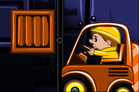 Monkey GO Happy: Stage 363 — Warehouse & Forklift