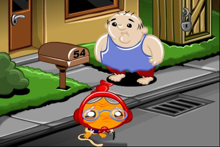 Monkey GO Happy: Stage 423 — Food Delivery