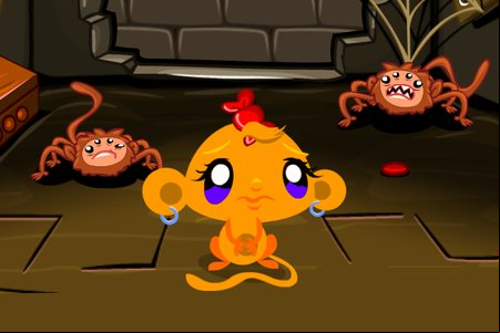 Monkey GO Happy: Stage 539 — Arachnophobia