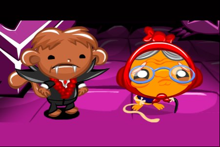 Monkey GO Happy: Stage 575 — Monkeys Go Halloween