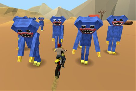 Motoracer VS Huggy Wuggy