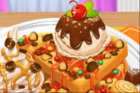 Yummy Waffle Ice Cream